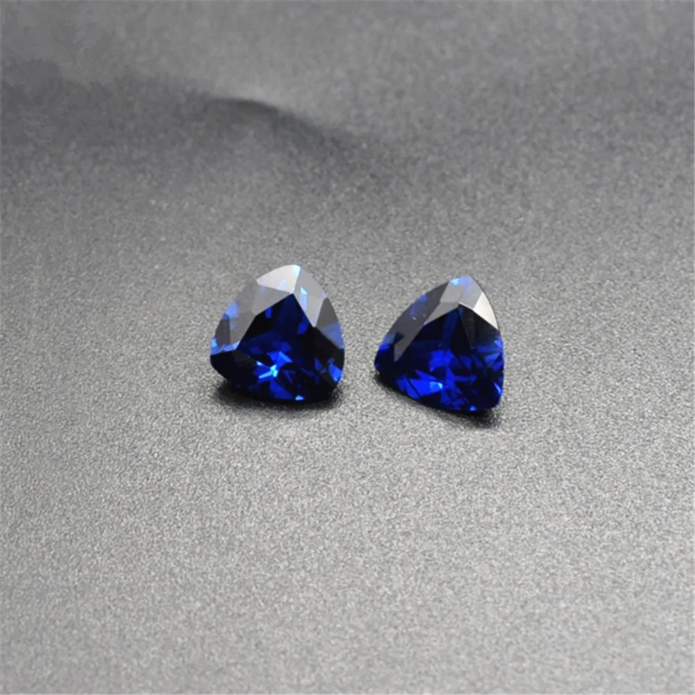 

Brilliant Blue Spinel Trillion Faceted Gemstone Trilliant Cut Blue Spinel Gem Multiple Sizes to Choose GL45