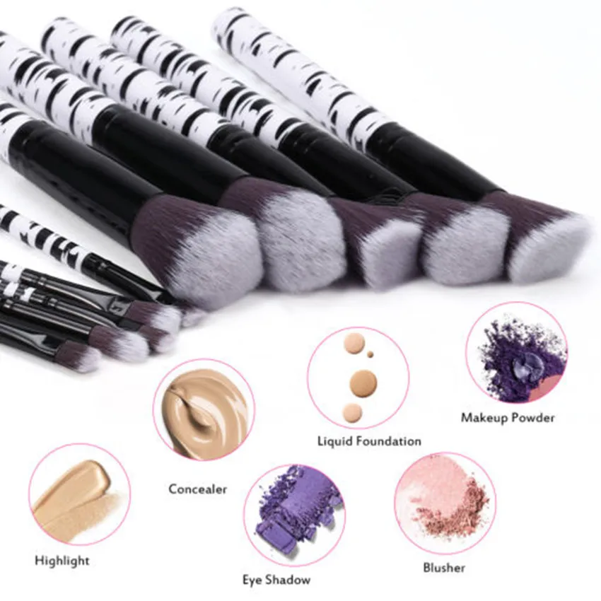 Набор профессиональных кистей для макияжа Румяна лица набор пудры теней
