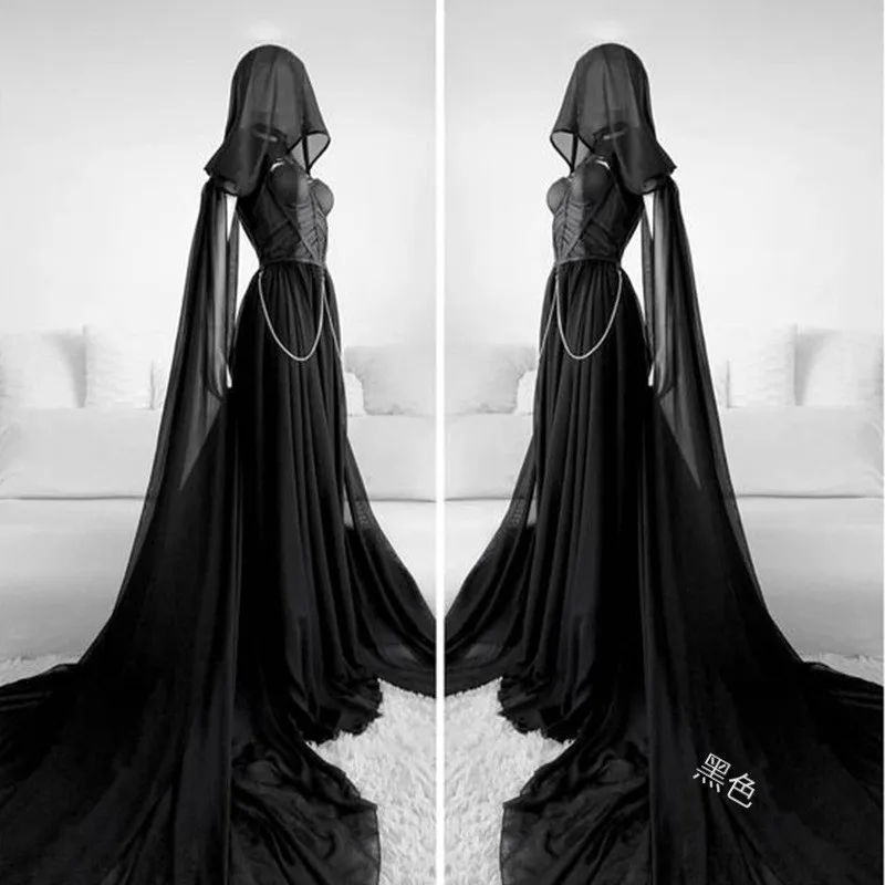 Женское винтажное платье с капюшоном принцессы в викторианском стиле ренессанс