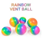 Радужные цветные эритрографы, шарики для снятия стресса, игрушки для облегчения стресса для детей и взрослых