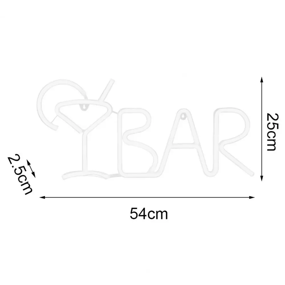 Светодиодная балка неоновая вывессветильник для бара KTV декор закусок магазина