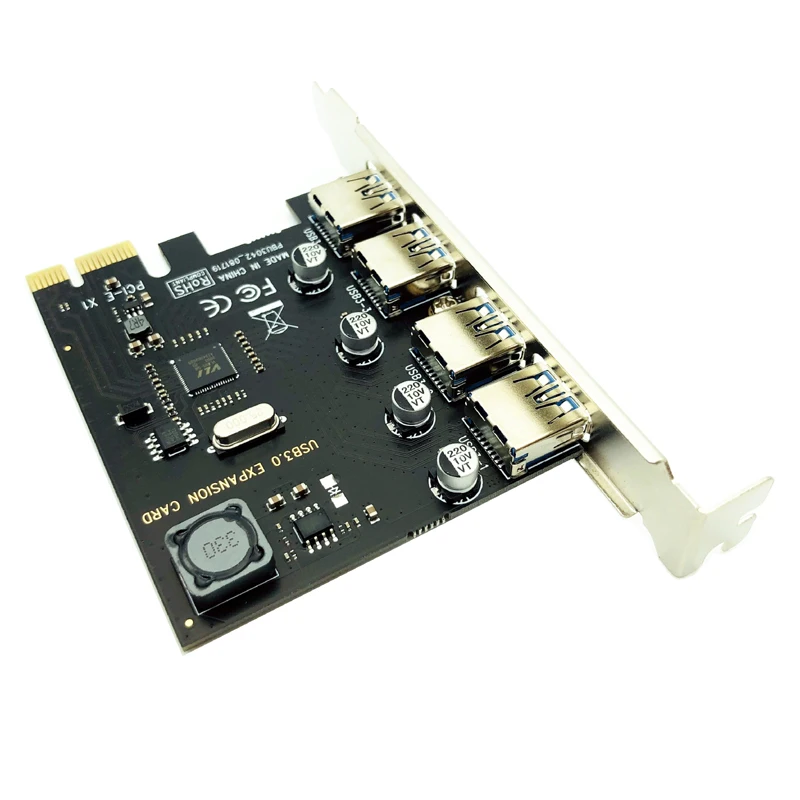 плата расширения pci e с 4 портами