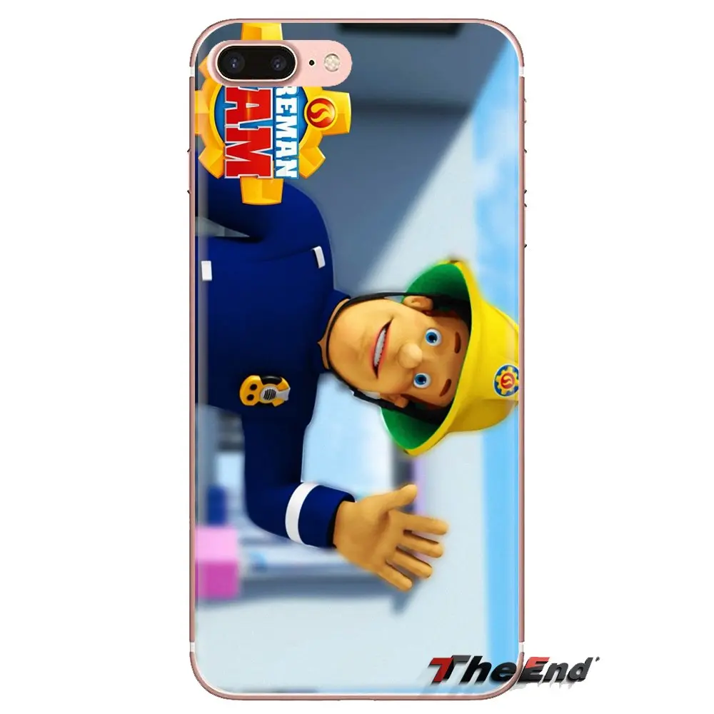 Soft Transparent Cases Covers Fireman Sam Children For LG G3 G4 Mini G5 G6 G7 Q6 Q7 Q8 Q9 V10 V20 V30 X Power 2 3 K10 K4 K8 2017 |