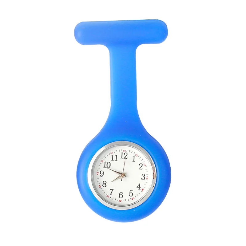 Light Blue Водонепроницаемые креативные компактные и удобные кварцевые карманные часы для медсестры разные цвета - Цвет: Light Blue