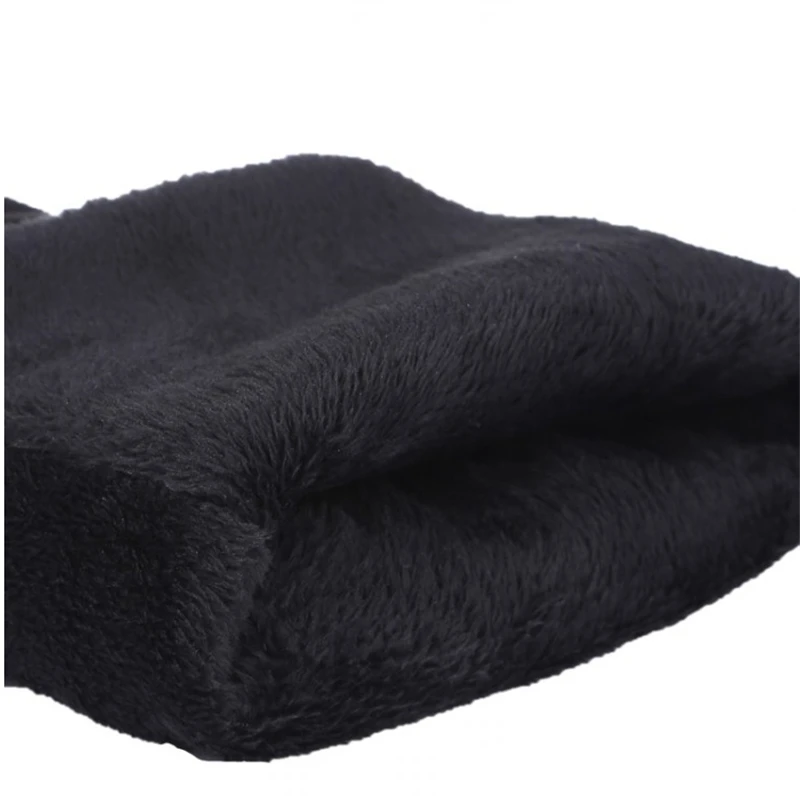 

Flat heel Autumn Flock Leather High boots Winter Fashion Women's Thigh boots Plush Black Over Knee Boots Size 35-43