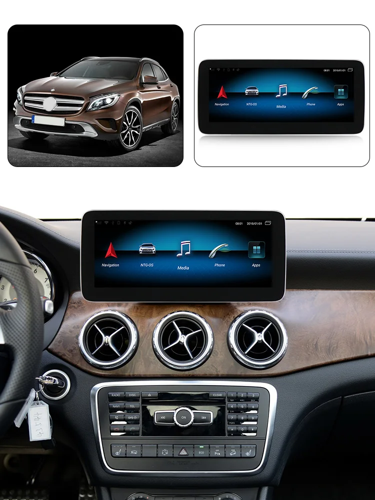 1920*720 ips экран 4+ 64G Android 9,0 дисплей для Mercedes Benz CLA w177 GLA X156 2013- автомобильный Радио экран gps Навигация BT