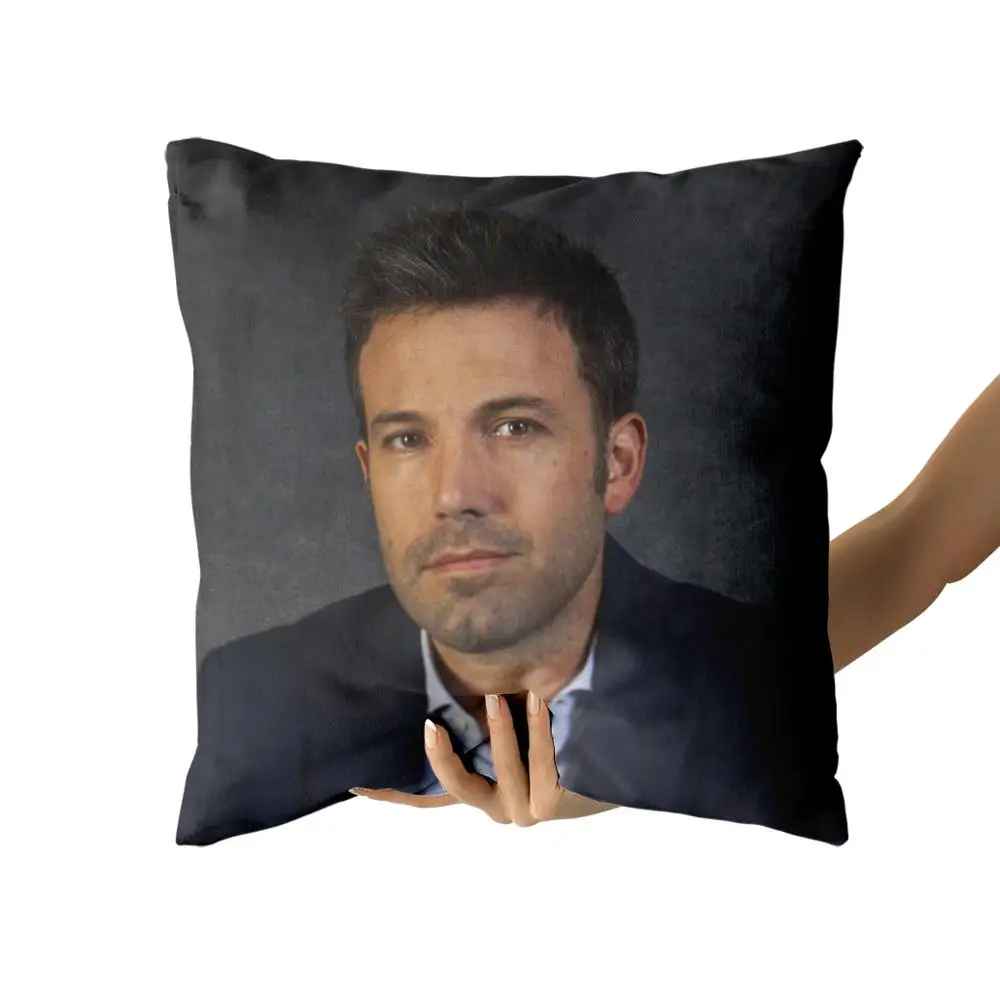 

Ben Affleck Cotton Canvas custom pillow custom covers Throw Pillow Pillow Covers Sofa Pillow