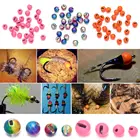 25 шт.лот Новые Красивые рыболовные высококачественные вольфрамовые бусины материал для вязания мушек шлицевые бусины из вольфрамового сплава