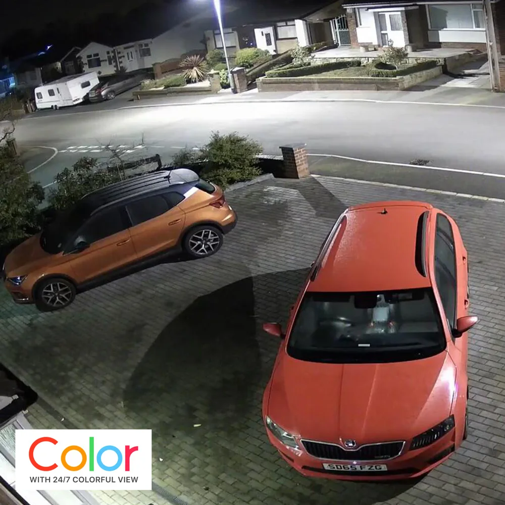 Камера видеонаблюдения H.VIEW H.265 водонепроницаемая уличная цветная камера