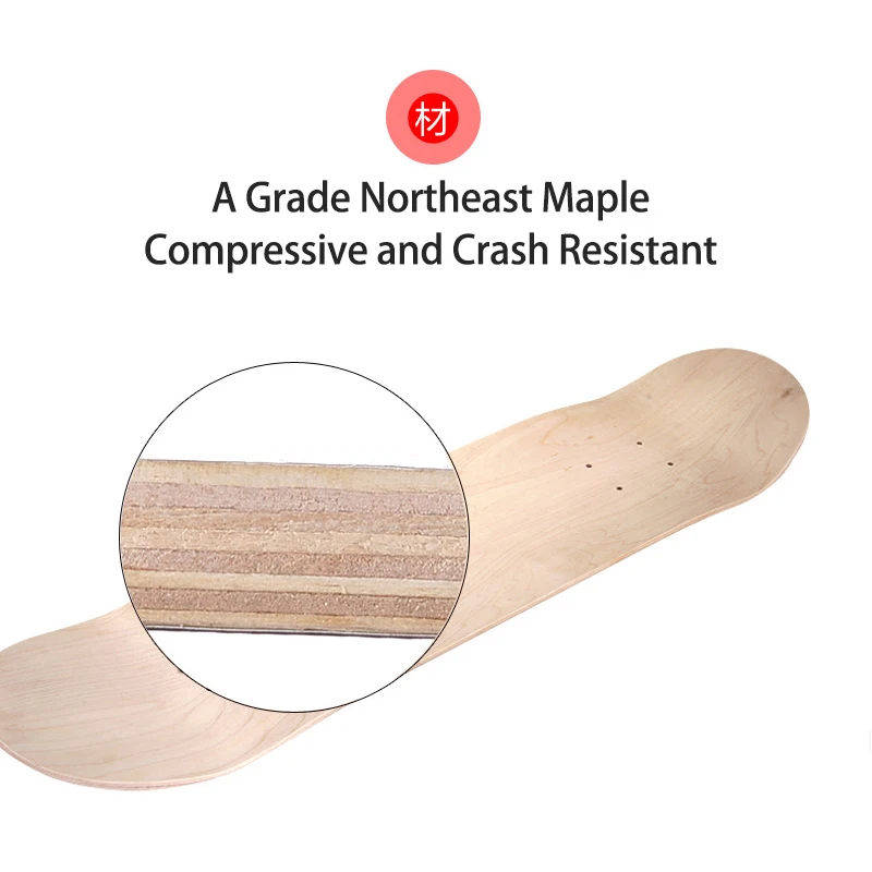 Профессиональный деревянный скейтборд Shingboard с двойным рокером для