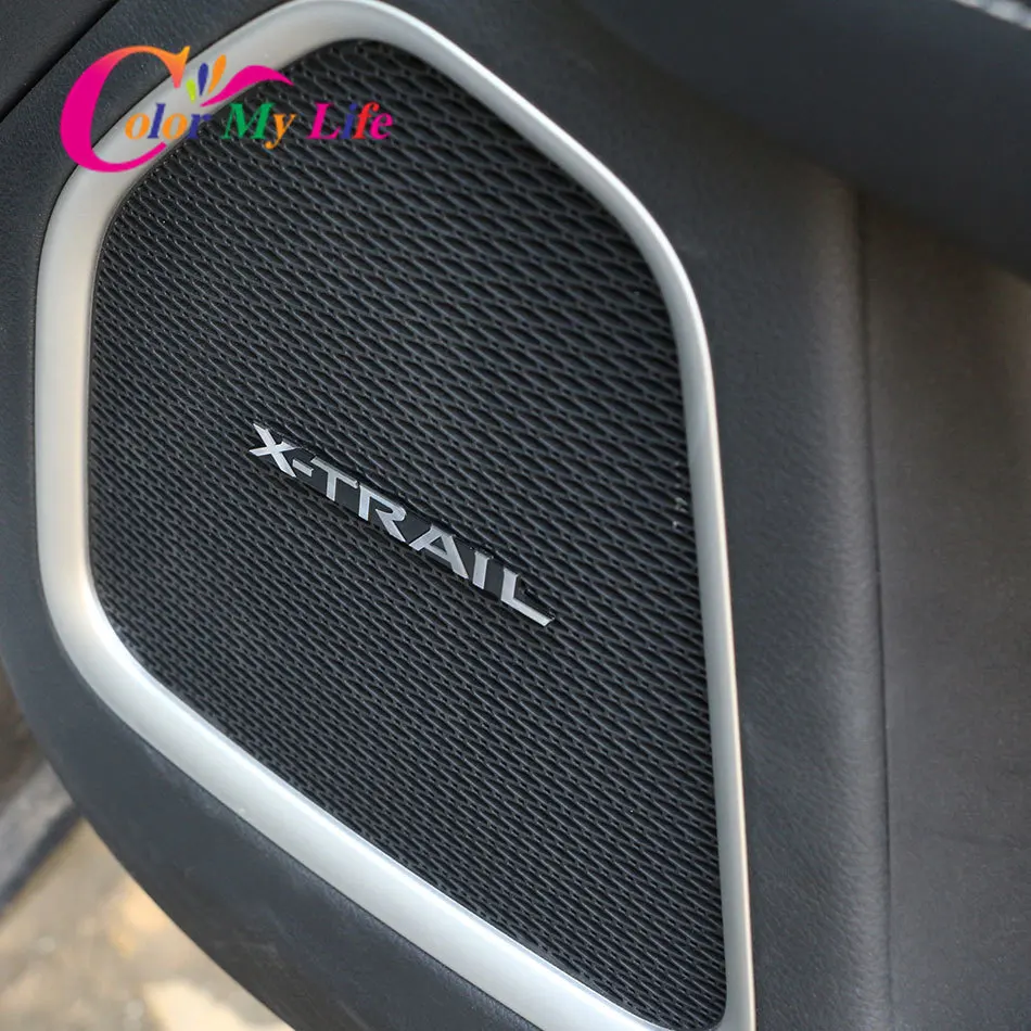 Наклейки для салона наклейки дверей и аудио накладка на колеса Nissan X trail T32