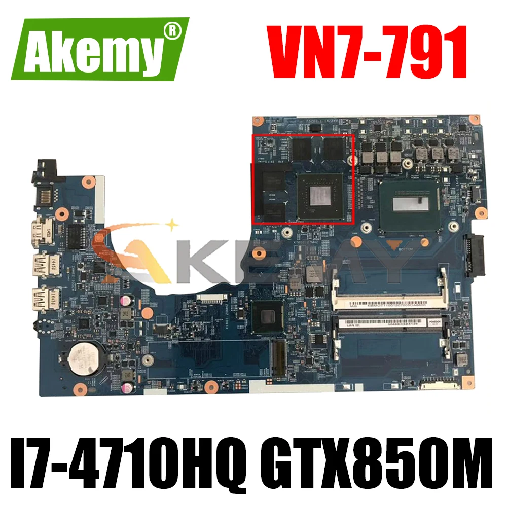 

Материнская плата AKEMY NBMQR11008 NB.MQR11.008 448.02G07.001M для ноутбука Acer VN7-791 GTX850M SR1PX, материнская плата для ноутбука, Полная работа