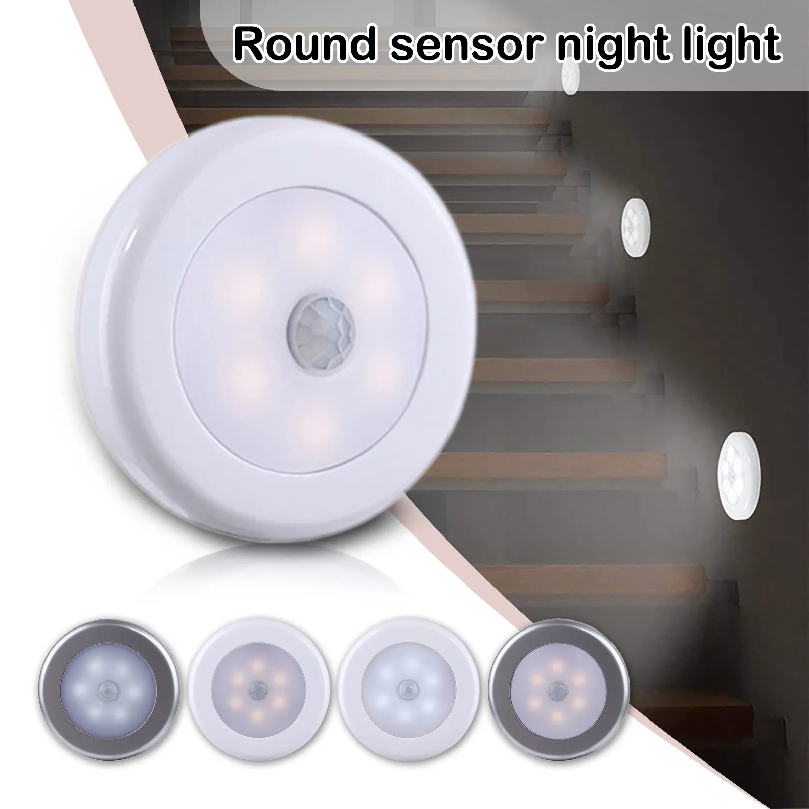 

Terrace decorative light strip Body Motion Sensor Activated Battery Night Light LED Cabinet Light Wall Lamp bedside Stairs