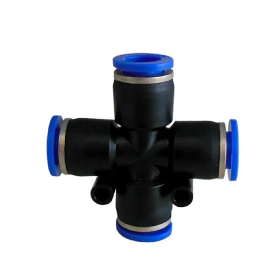 2 шт. аквариум 4 направления 6 мм самодельная система CO2 воздушный шланг Вставной