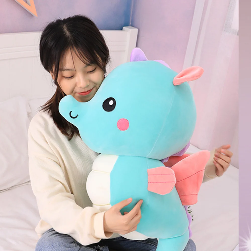 1 шт. Детская плюшевая подушка Морская лошадь|Плюшевые игрушки с подсветкой| |