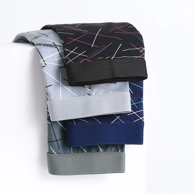 4/8pcs Man Boxer Shorts Male Underpants Comfortable Printed Boxers Sexy Men's Underwear Breathable Plus Size Boxer Shorts L-4XL