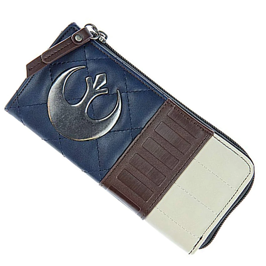 Ziper Around Wallet Star Wars кошелек Mandalorian двухслойный сумка Звездные войны|Мужские