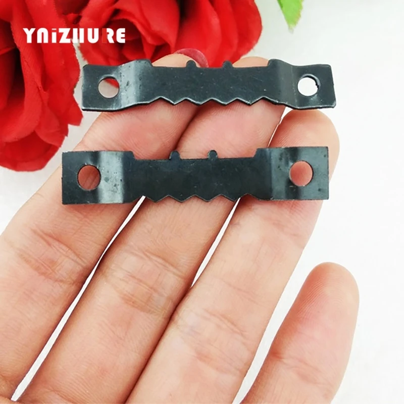 Зубчатый крючок Висячие Крючки для картины маслом зеркальной рамы с винтами