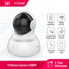Yi dome камера 1080P панорамированиенаклонзум Беспроводная IP система видеонаблюдения Полный 360 градусов покрытия ночного видения белый