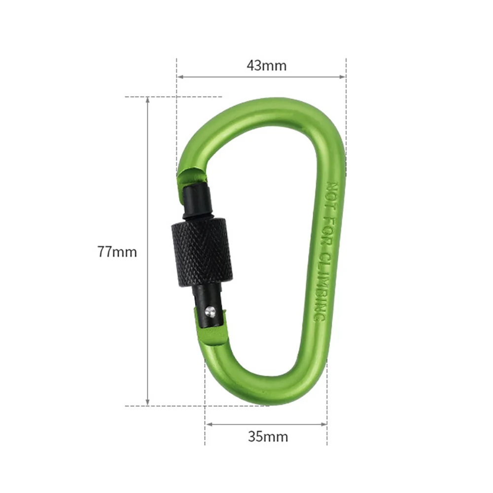 Открытый рюкзак для скалолазания карабин 8 см Алюминий d-образное кольцо ключей