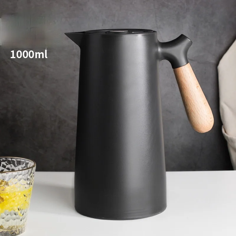 

1000ml Nordic glass liner large capacity vacuum insulation coffee tea kettle water thermos bottle