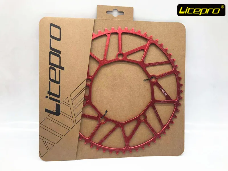 Передняя звезда Litepro 50/52/54/56/58T узкая широкая bmx 130BCD P8 SRA683 JP8|Шатун и передняя