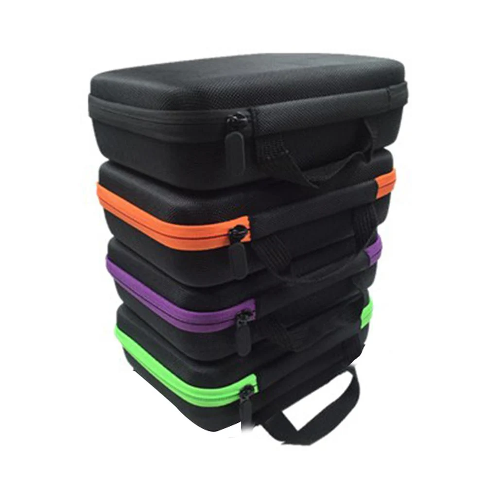Essential Oil Case 63 Bottles 5ML10ML 15ML Perfume Box Travel Portable Carrying Holder Nail Polish Storage Bag | Дом и сад