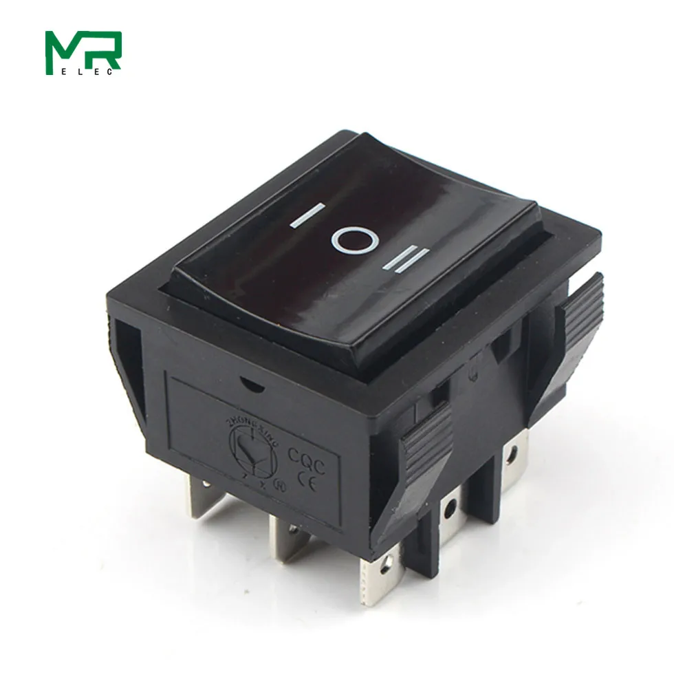 Фото KCD7-303 выключатель питания 9 pin 36*31 мм 16A250V/20A125V №2
