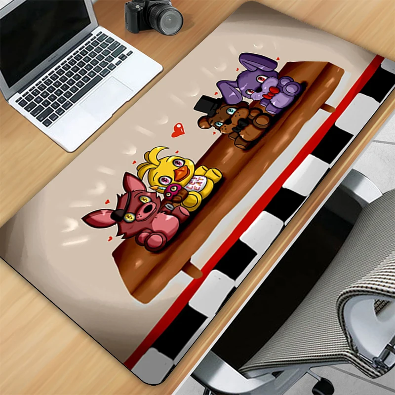 

Mouse Mats Pad Razer Mousepad Fnaf Gaming Mat Gamer Computer Table Pads Mause Extended White Rubber Cute Keyboard Cute Anime Hot