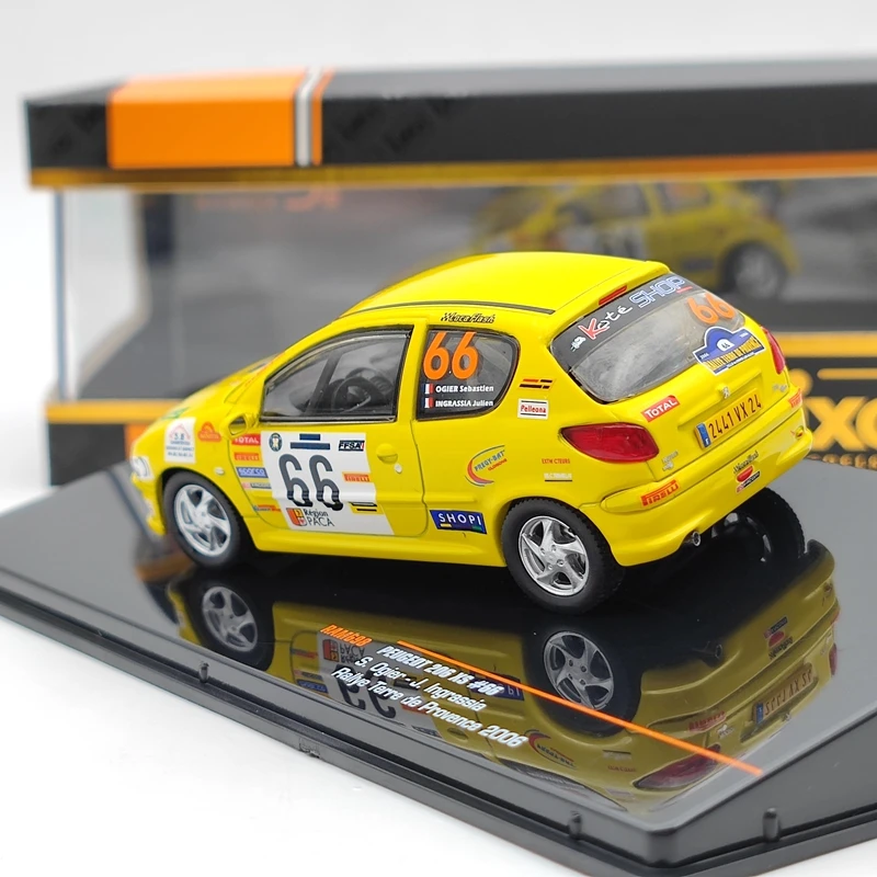 1:43 IXO для P ~ 206 XS #66 S.Ogier J.I Rallye Terre de Provence 2006 RAM698 литые под давлением модели