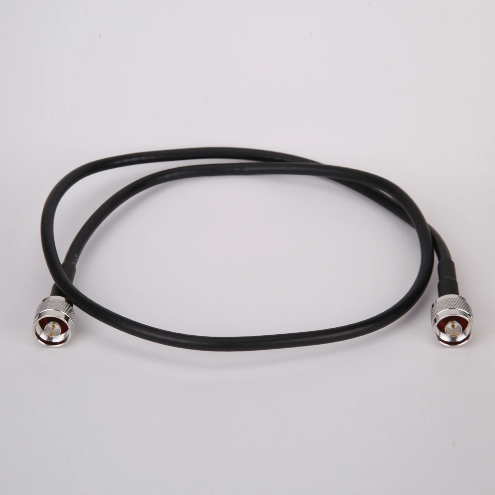 1 м RG6 низкие потери коаксиальный кабель 50ohm N штыревой в Мужской Разъем Связь для