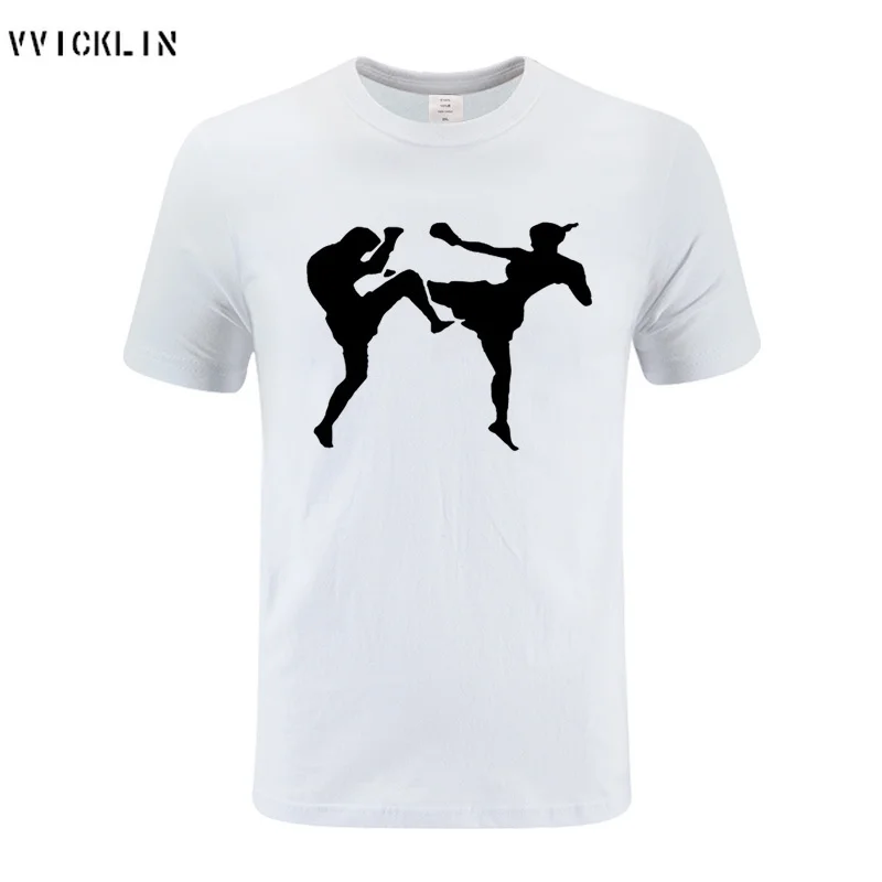 Новая мода кикбоксинга по борьбе с ММА летние футболки коротким рукавом и