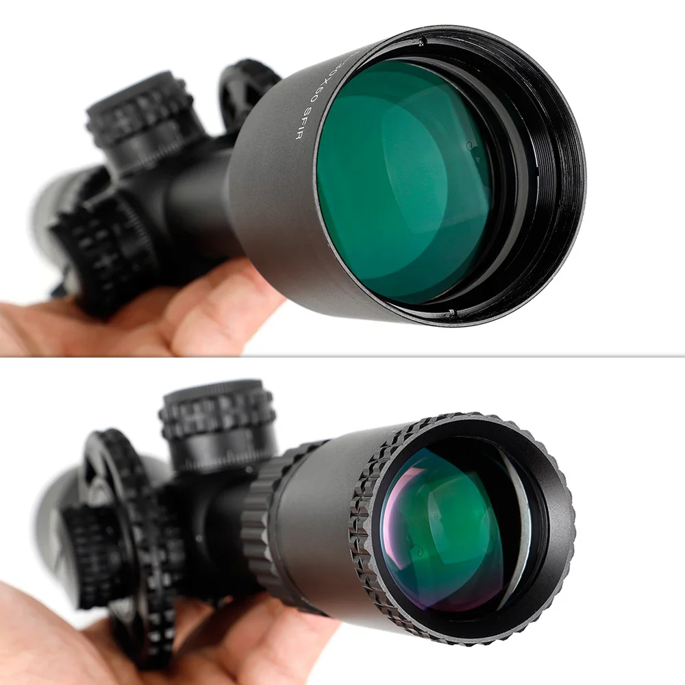 Тактический охотничий оптический прицел ohhunt LR 5 30x50 SFIR стеклянный гравированный