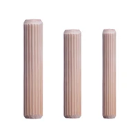 300pcspack straight pin art project woodwork grooved plug diy doors tapered easy insertion craft 6mm 8mm 10mm wooden dowel