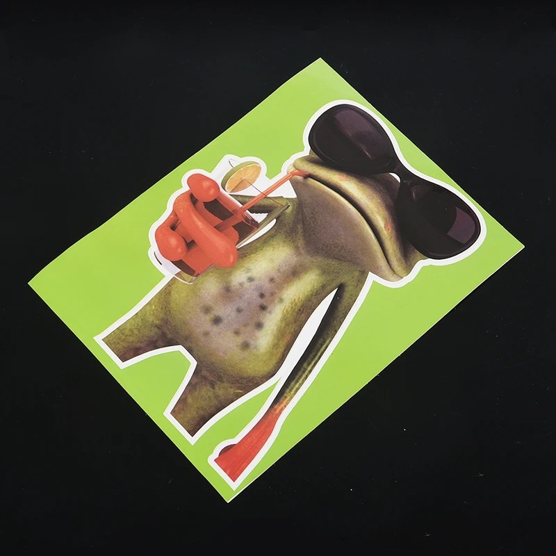 Забавные 3D лягушка Пип наклейки автомобиля грузовик Окно Наклейка графика