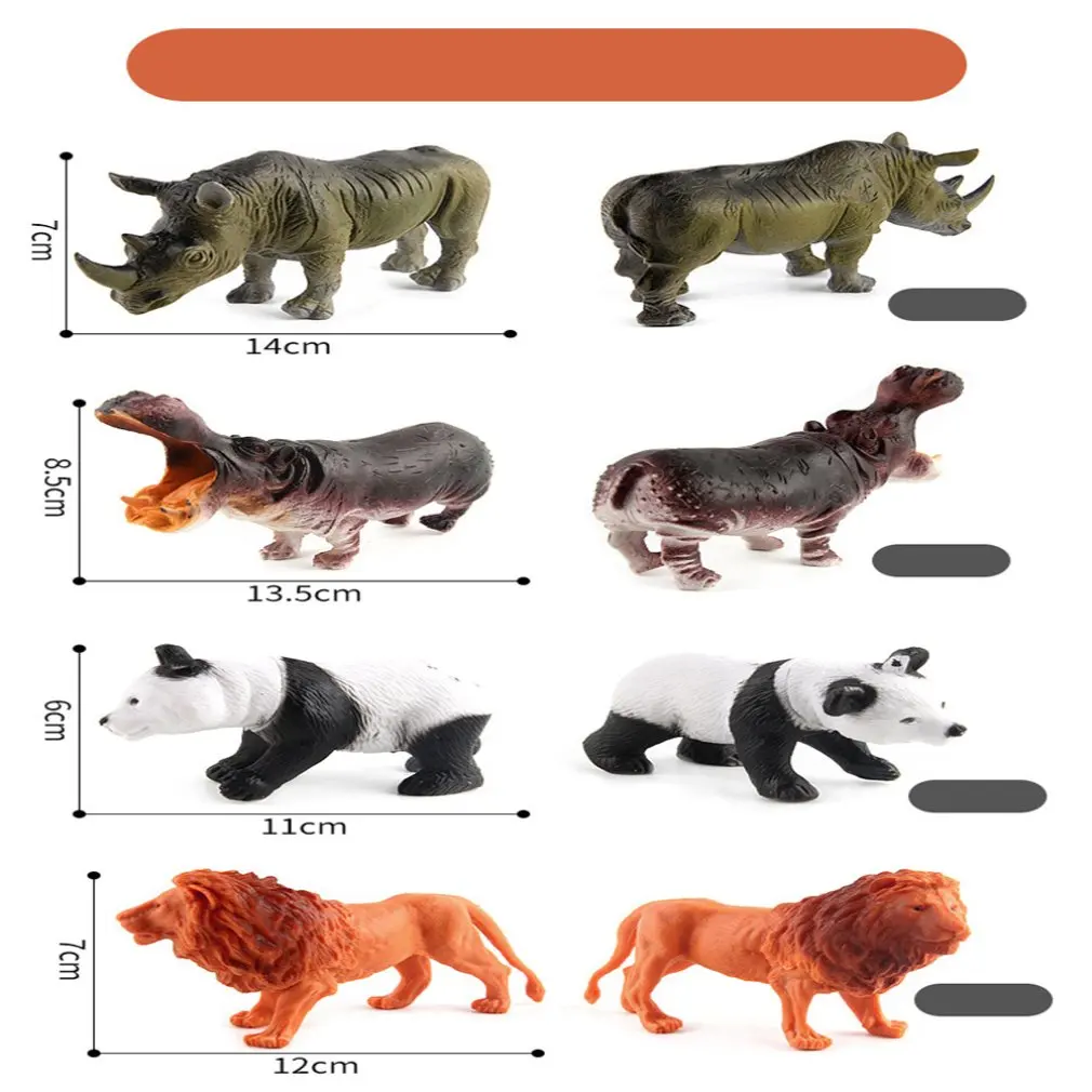 

1280-1 Animal World Toys Boys Girls Gifts Parent-child Interaction creative