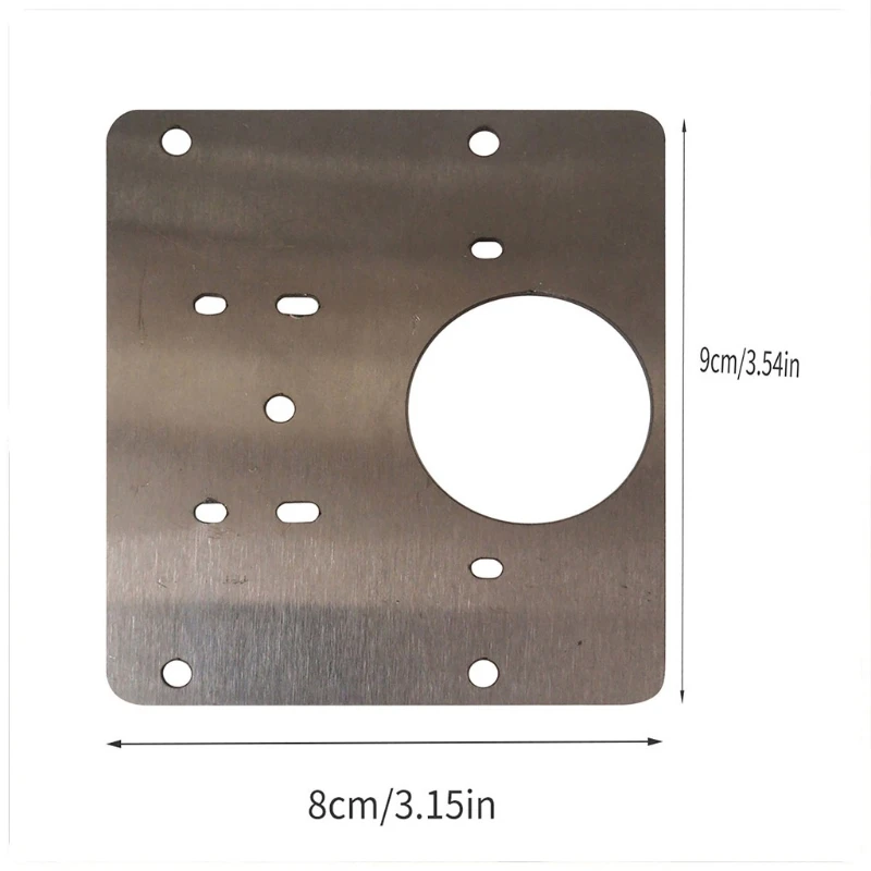 

K1KA 2 Pcs Kitchen Door Hinge Repair Plates Widely Used for Furniture Fixation Perfect for Chair Wooden Bed Shelf Furniture