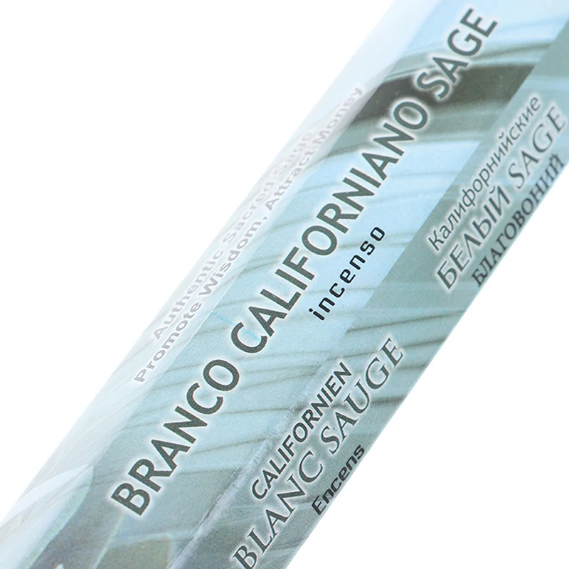 

20Pcs/set White Sage Stick Pure Leaf Smoky Purification White Sage Air Cleaning Fragrance For Indoor Purification
