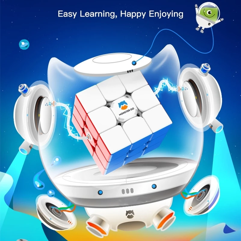 GAN MG3i cube 3x3 Monster Go cube GAN MG 3i Ai Smart Cube Cubo inteligente GAN MG3i 3x3, GAN MG3i cube 3x3 Monster Go cube GAN MG 3i Ai Smart Cube GAN Cubo cubo m&aacute;gico profesional 3x3x3 Speed cube APP Smart cube-4