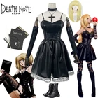 Костюм Амана для косплея тетрадь смерти, сексуальный кружевной топ из искусственной кожи, черное платье, униформа, костюм