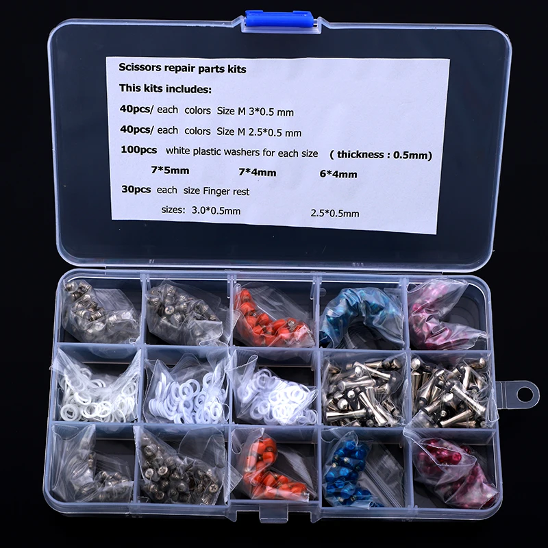 Набор для ремонта парикмахерских ножниц глушитель/пластиковые