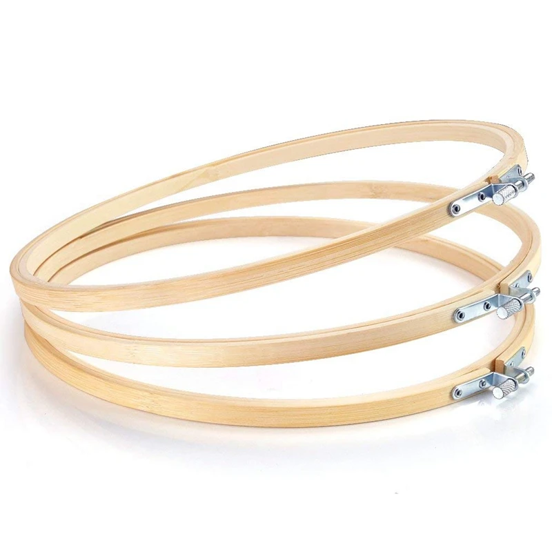 

3 шт., деревянные кольца для вышивки, 10 дюймов