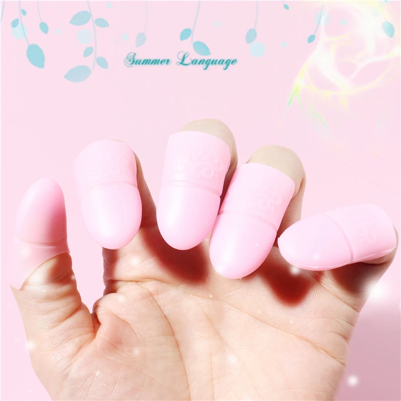 

5Pcs Nail Art Soak Off Clip Caps Remover Silicone Sleeve UV Gel Polish Remover Tools Nail Supplies For Professionals