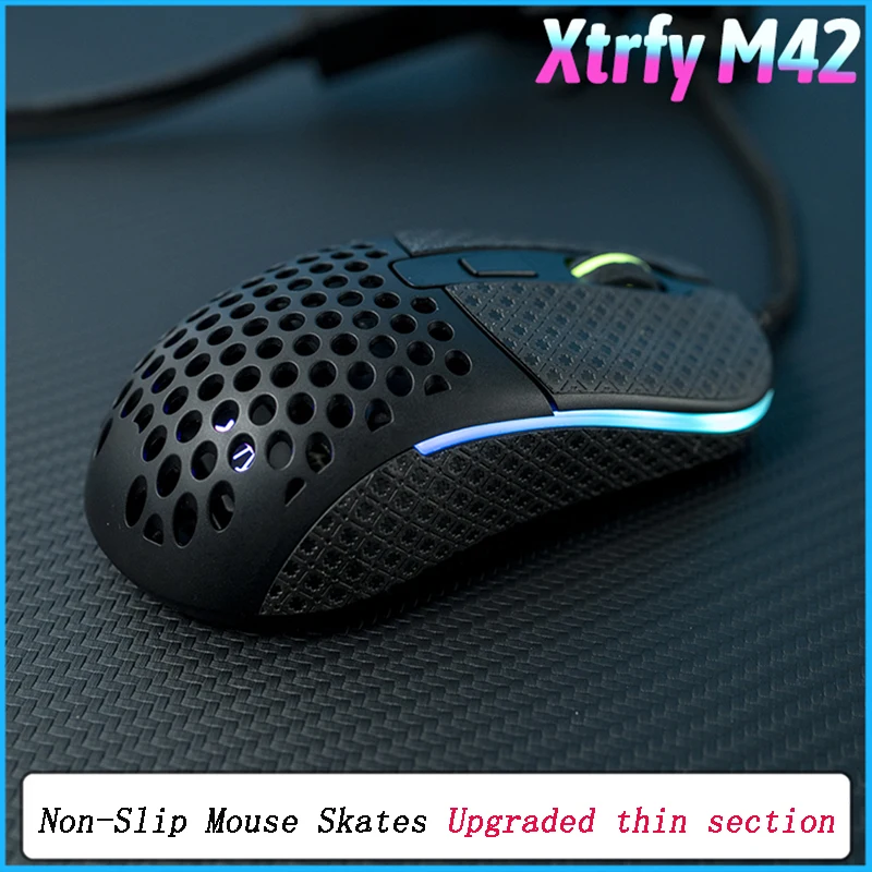 Самодельные Нескользящие Стикеры из Кожи Ящерицы BTL сделай сам для Xtrfy M42 без мыши
