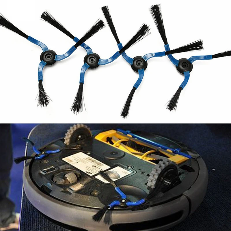 

4 Pieces 3 Arm Side Brush Suitable For Samsung Smart Sweeping Robot Vacuum Cleaner Replacement