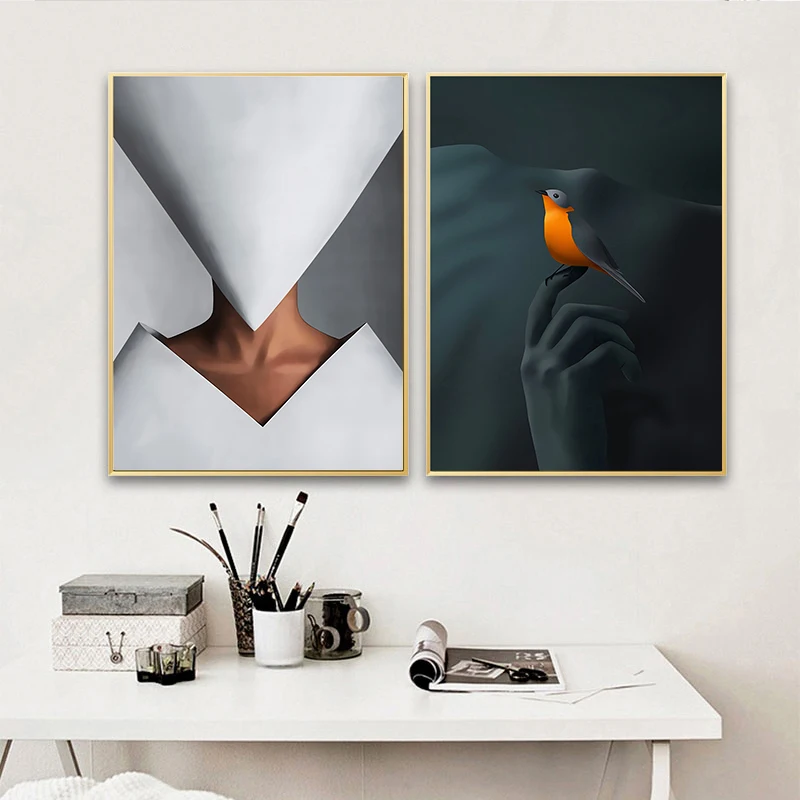 Современная черно белая бумажная маска фотосессия верхняя шляпа модный плакат