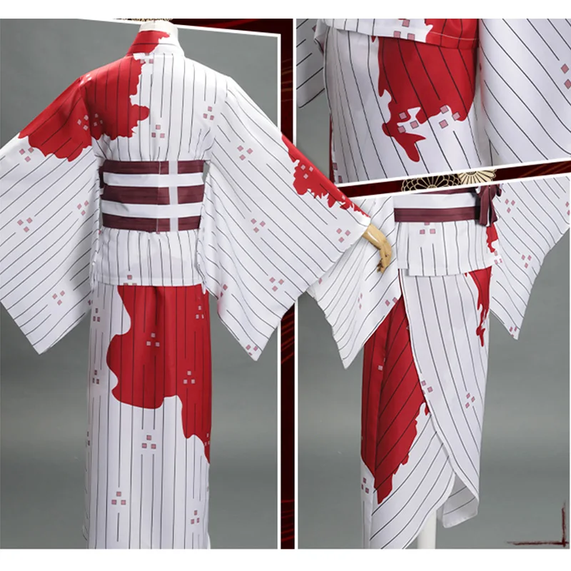 Костюм кимоно Женский для косплея из японского аниме рассекающий демонов одежда