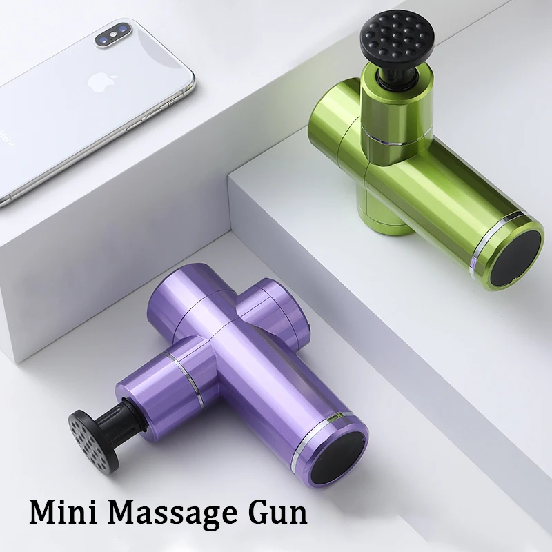 Массажный пистолет мини Персональный Массажер для тела Глубокий Мышц массаж