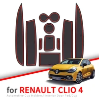 non slip mat mat for renault clio 4 clio4 car door groove non slip mat interior mat s accessories rubber coaster