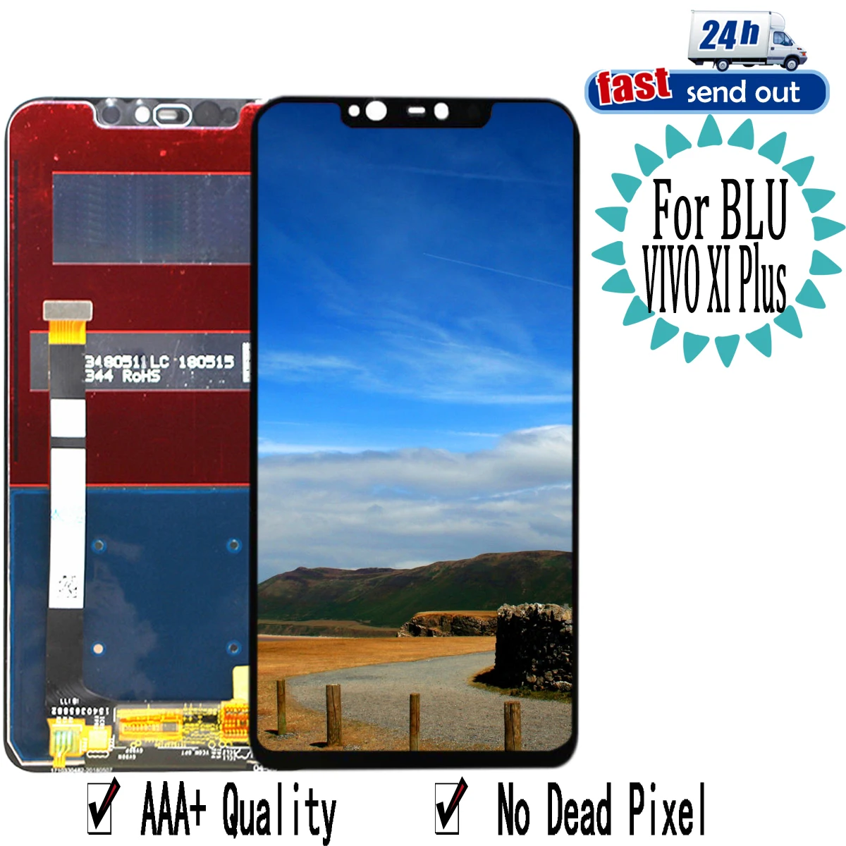 ЖК дисплей 6 2 дюйма для BLU VIVO XI Plus V0310WW v0311кодирующий преобразователь сенсорного